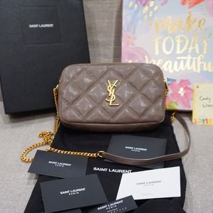 YSL saint Laurent mini Becky camera bag